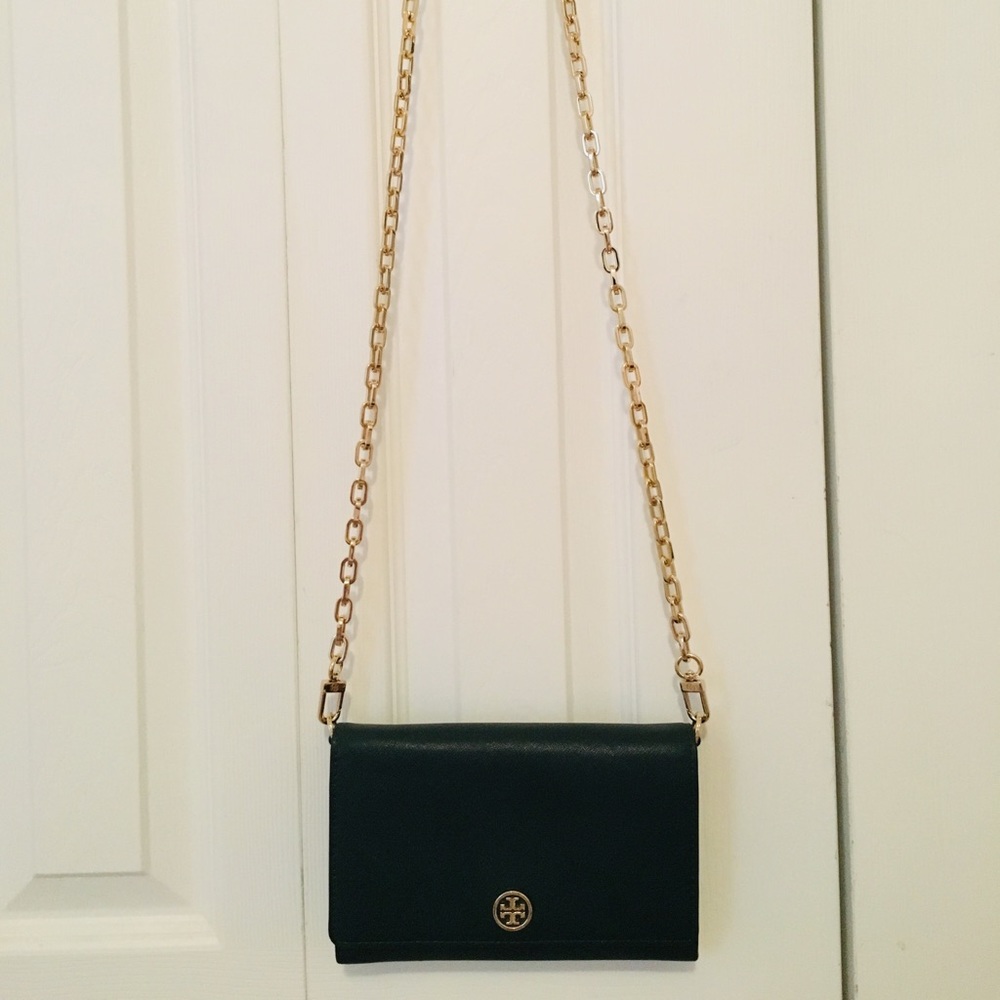 Tory Burch Robinson chain wallet
